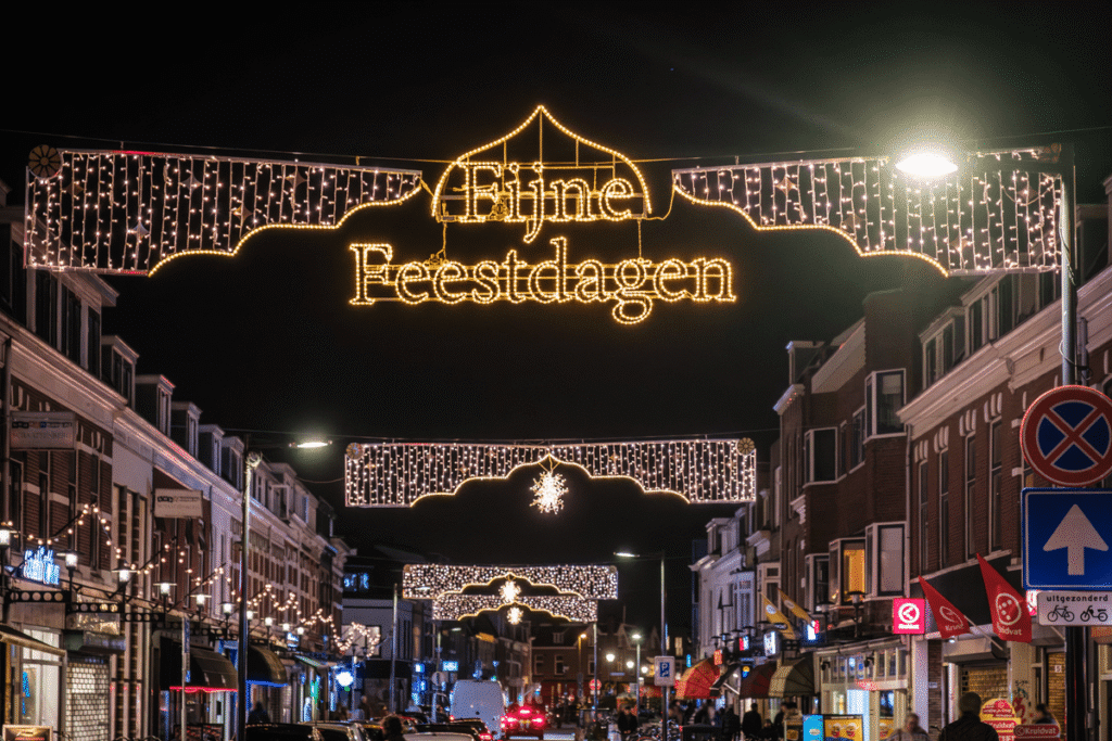 Feestverlichting Kanaalstraat